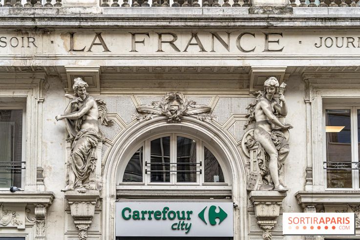 Façade immeuble Journal du Soir - La France -  A7C8669