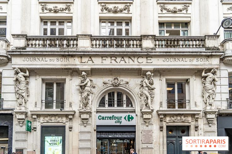Façade immeuble Journal du Soir - La France -  A7C8668