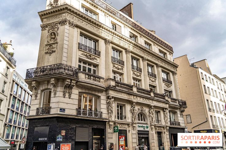 Façade immeuble Journal du Soir - La France -  A7C8666