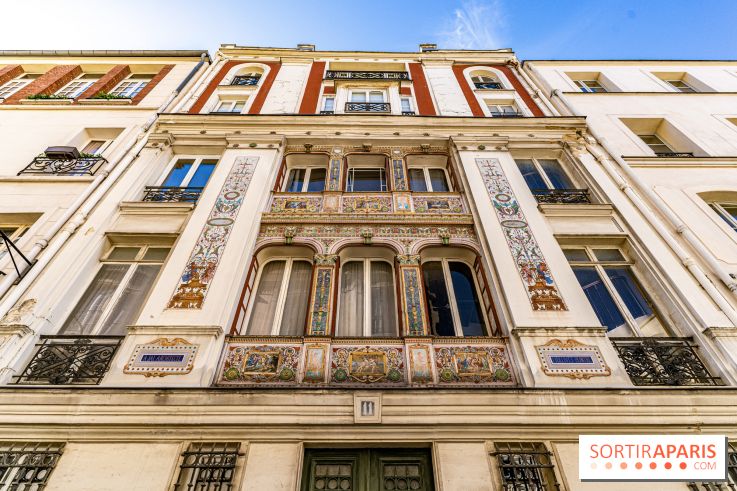 La façade de l’immeuble Anatole Jal pour Pierre-Jules Jollivert - Cité Malesherbes -  A7C9396