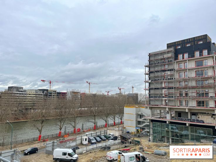Jeux Olympiques de Paris 2024 : chantier du village des athlètes