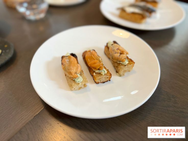 Cèna - Moules et pain grillé