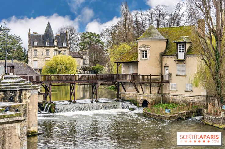 Moret-sur-Loing - citée médiévale - plus beaux détours de France - moulin