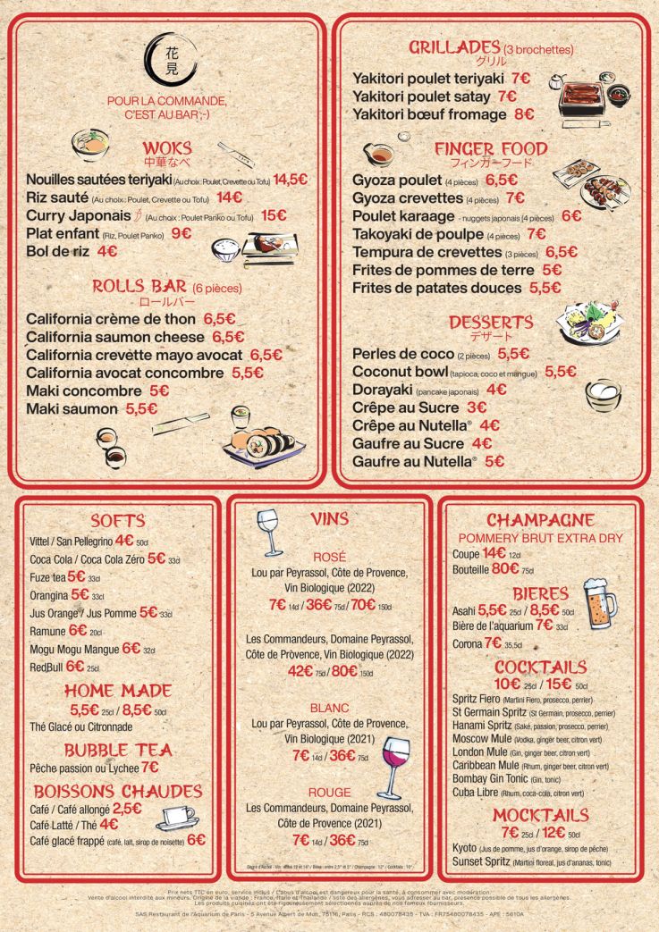 Hanami Paris : Terrasse estivale japonaise avec vue sur la Tour Eiffel aux Jardins du Trocadéro