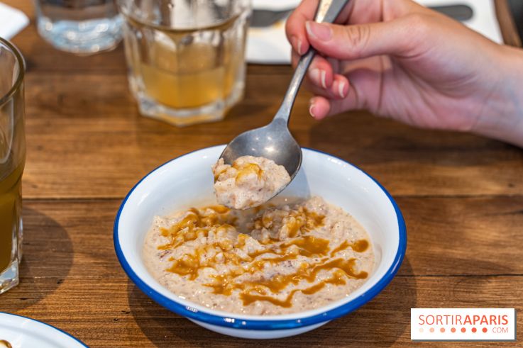 Label Broche restaurant - David Gallienne - Table du Gourmet - Galeries Lafayettes - Top Chef - riz au lait