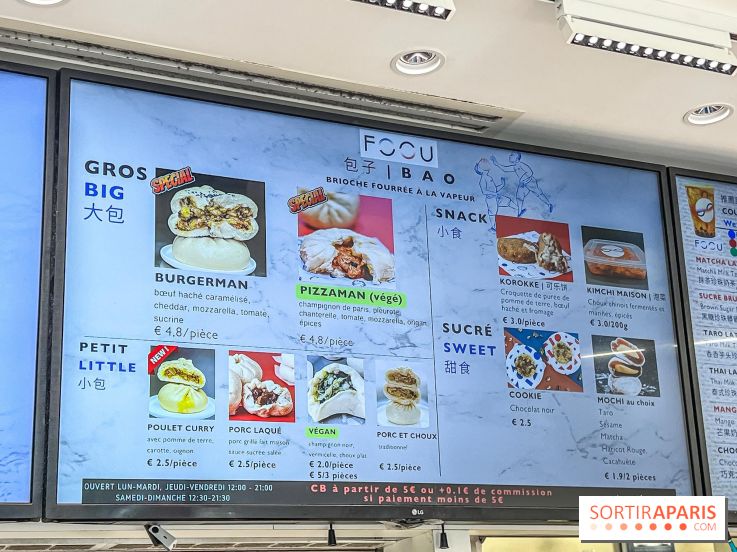 Foou, le bao street food et bubble tea de Saint-Michel à Paris