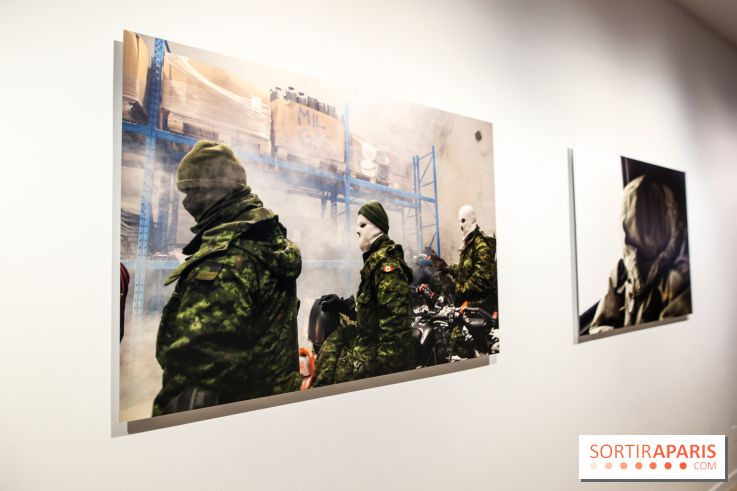 Le déploiement, l'expo au Centre culturel canadien, les photos - IMG 0171