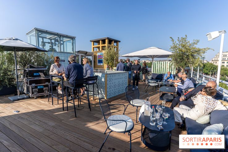 La terrasse d'été en rooftop du Molitor 2023
