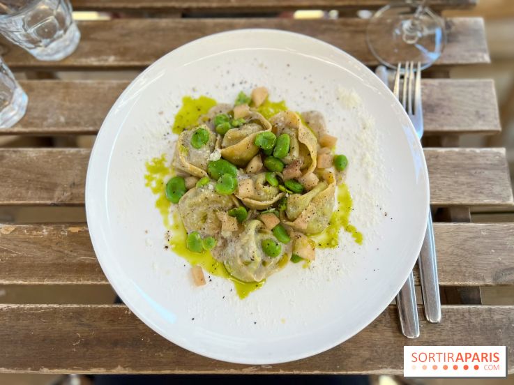 Aglio e Olio - Cappellacci fèves et poire