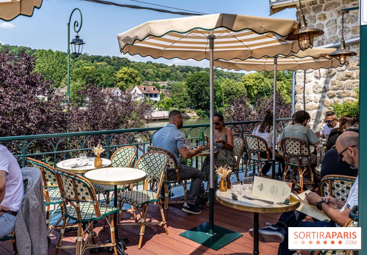 Le Nid, le restaurant-terrasse sur berge à l'Isle-Adam - terrasse