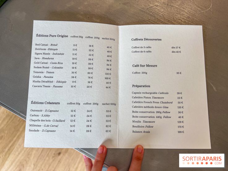 Momus la nouvelle Boutique de cafés d’exception sur mesure à Paris