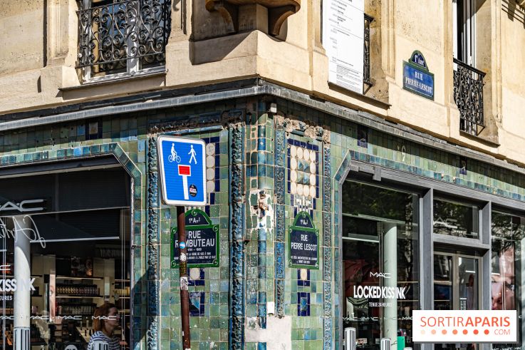 La ruche insolite, vieille enseigne aux Halles -  A7C0195