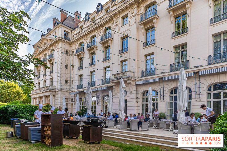 Garden barbecue au Trianon Palace à Versailles