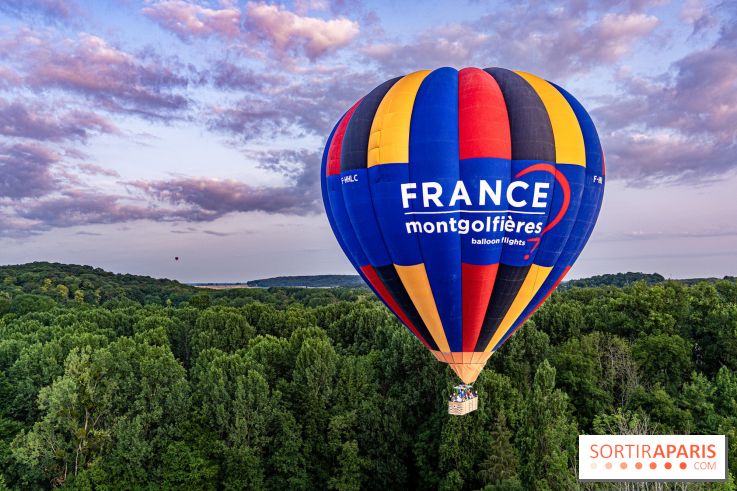 Montgolfière à Fontainebleau, vol au dessus de l'Ile-de-France