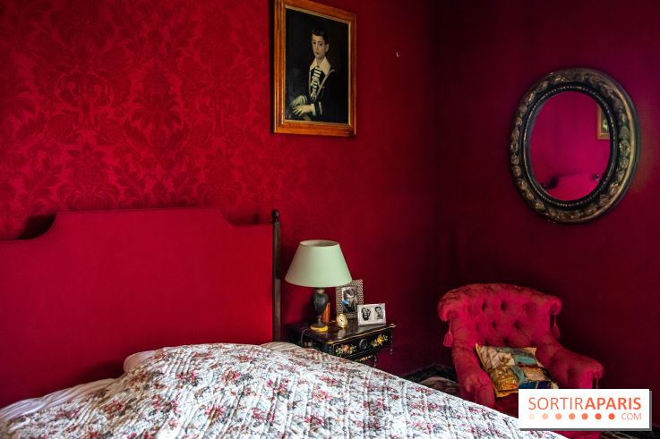 Domaine de Jean-Claude Brialy à Monthyon chambre Romy Schneider