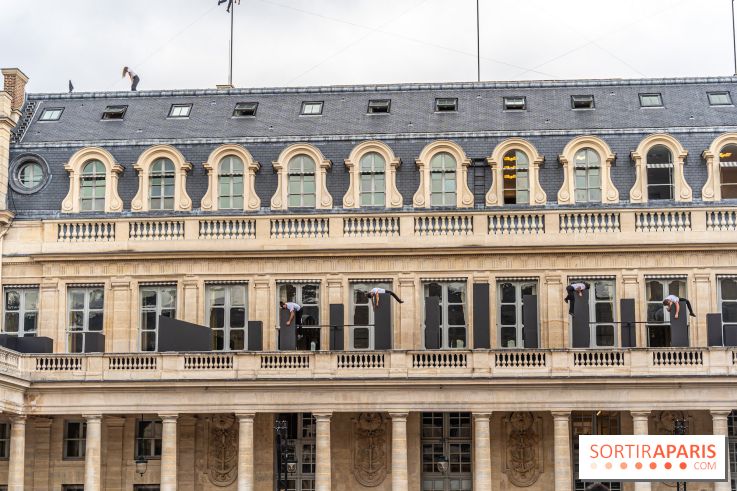 Horizon, le spectacle dans la cours du Palais Royal