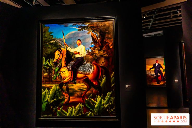 Exposition Kehinde Wiley - Dédale du Pouvoir - Musée du Quai Branly Jacques Chirac - photos  -  A7C2033