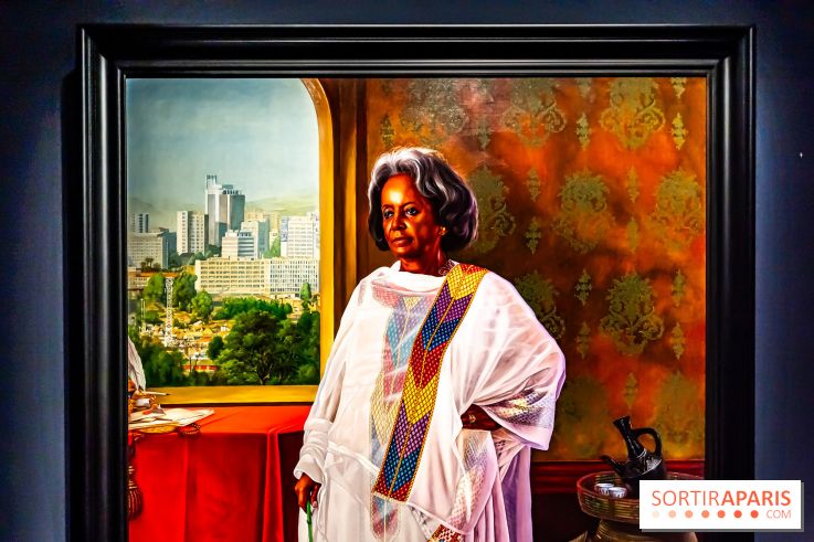 Exposition Kehinde Wiley - Dédale du Pouvoir - Musée du Quai Branly Jacques Chirac - photos  -  A7C2023