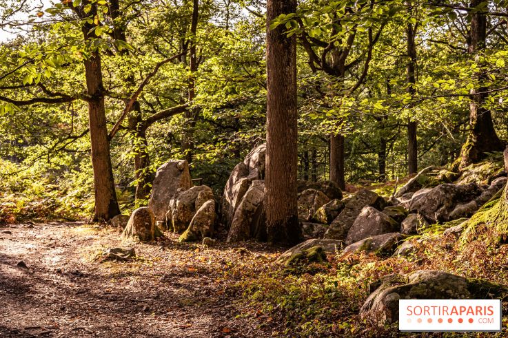 Le sentier des Maréchaux à Senlisse - Vallée de Chevreuse - bloc