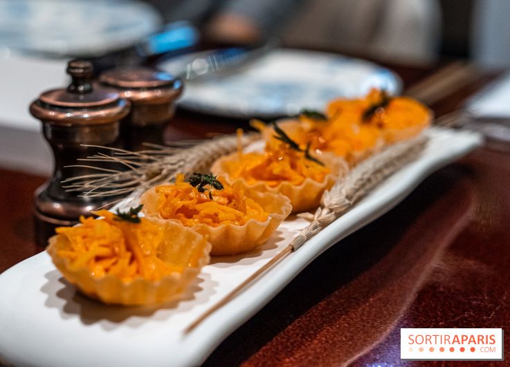 Le 19.20 by Norbert Tarare, le nouveau restaurant du Prince de Galles - photos -  carottes râpées