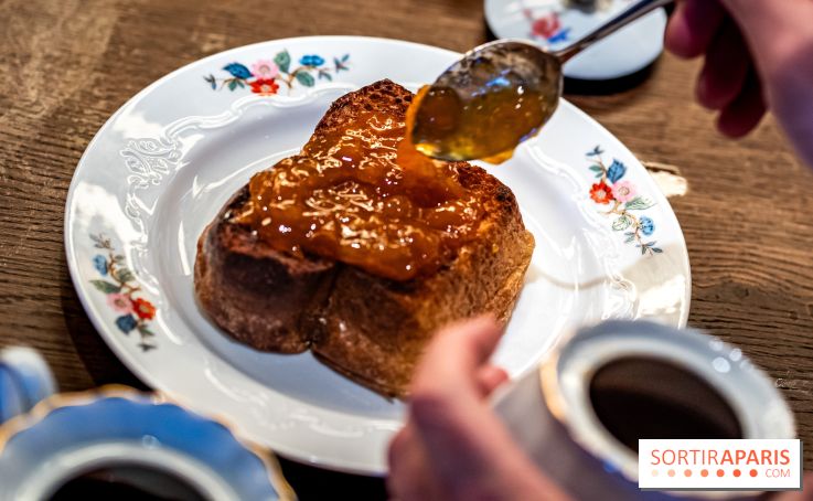 Bistrot Podium, le restaurant festif avec la carte de Glenn Viel -  pain perdu - brioche perdue croustillante à la confiture