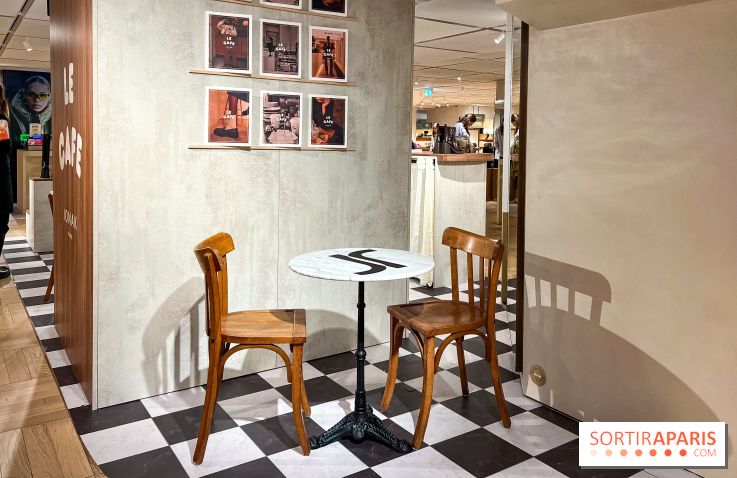 Café Jonak et collections chaussures marrons - Galeries Lafayette Haussmann - image00013