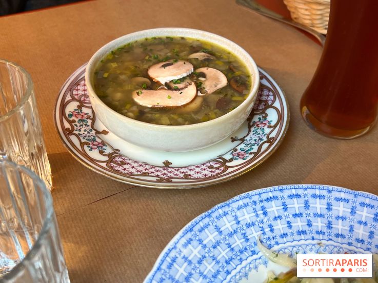 Le Rigodon - Bouillon champignons poireaux