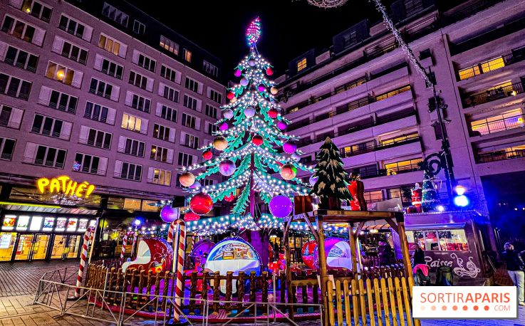 Le Marché de Noël de Boulogne Billancourt (92) : carrousel, vin chaud, illuminations - image00052