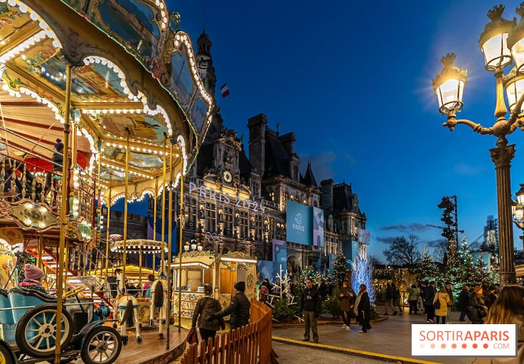 Marché de Noël de l'Hôtel de Ville 2023 spécial JO 2024 -  A7C9425