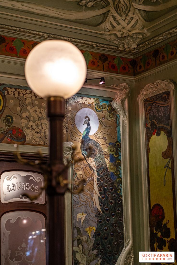 Le Bouillon Julien, la brasserie au sublime décor art nouveau, son menu et ses plats -  paon