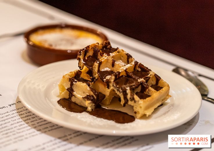 Le Bouillon Julien, la brasserie au sublime décor art nouveau, son menu et ses plats -  gaufre
