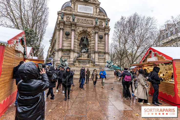 Le Marché de Noël de Saint-Michel à Paris