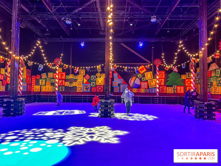 Noël au Parc Astérix 2023, sentier de lumières et patinoire - IMG 4806