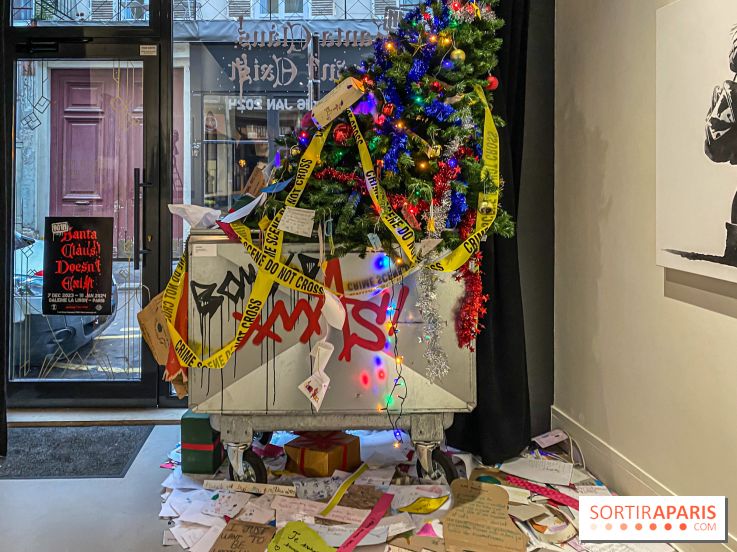 Exposition de Goin à la galerie La Lison : Santa Claus doesn't exist - IMG 3146