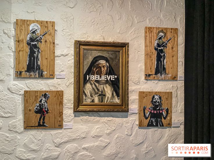 Exposition de Goin à la galerie La Lison : Santa Claus doesn't exist - IMG 3162