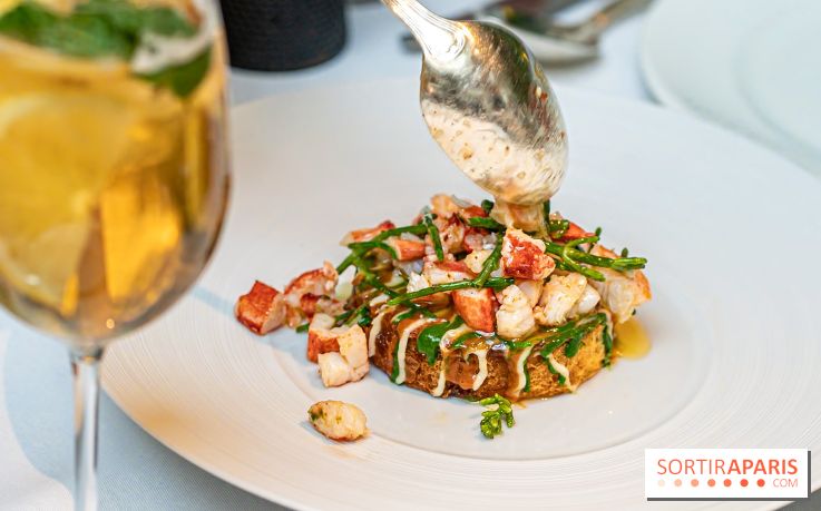 La Bauhinia par Quentin Testart au Shangri La Paris -  pain perdu de homard