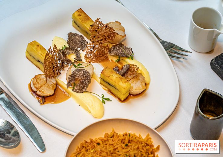 La Bauhinia par Quentin Testart au Shangri La Paris -  saint Jacques truffe