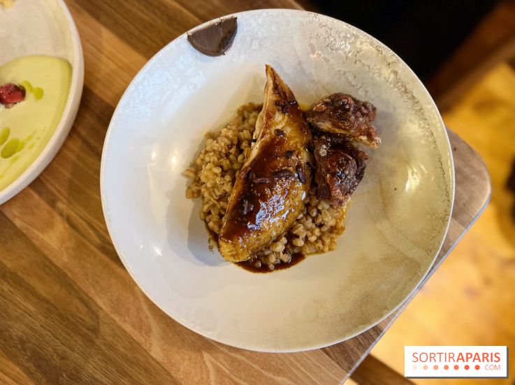 Pagaille - Pintade risotto de blé