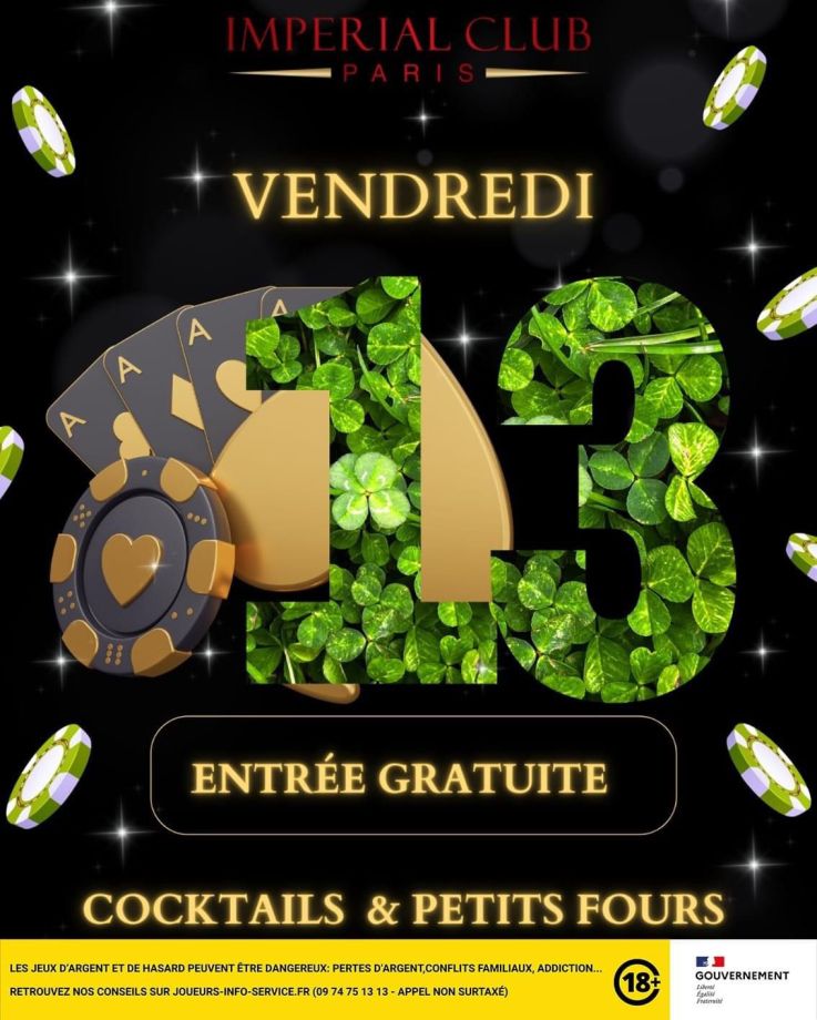 Vendredi 13 : où décrocher le Jackpot à Paris ?