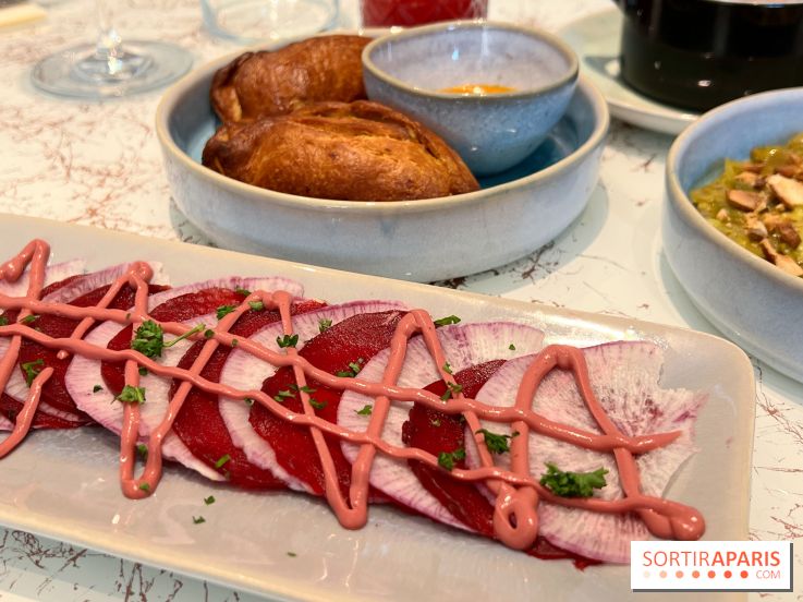 La Petite Expérience - Carpaccio betteraves et radis