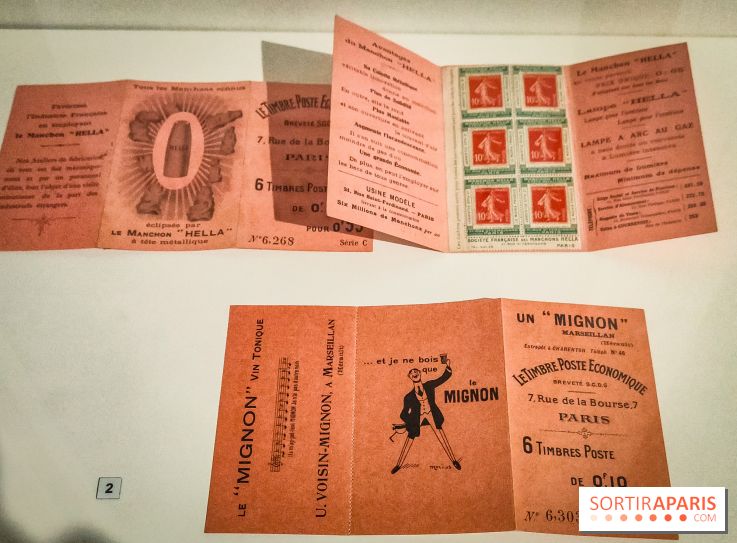 Carnets de timbres dans l'air du temps, l'exposition originale du musée de la Poste - nos photos - IMG20240130184546