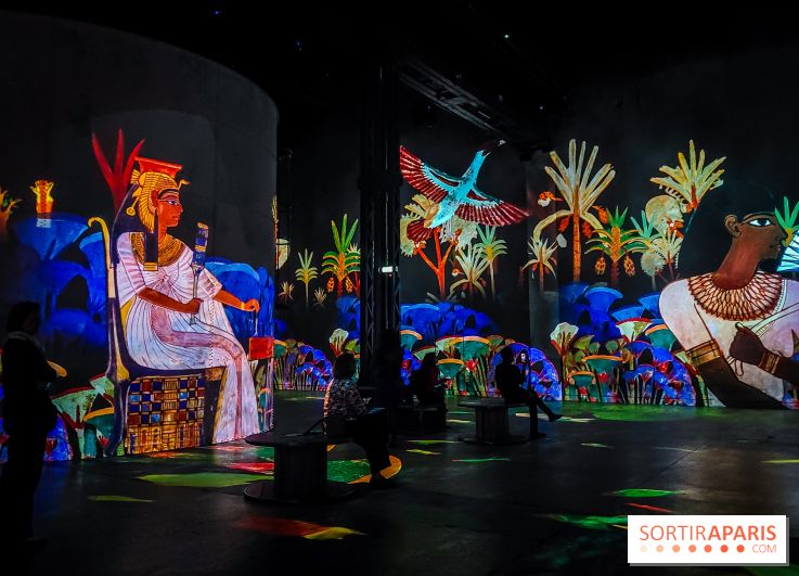 L'Egypte des Pharaons, de Khéops à Ramsès II : l'exposition immersive de l'Atelier des Lumières - IMG20240208095240