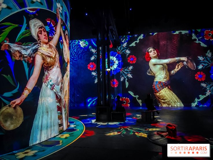 Les Orientalistes, l'exposition de l'Atelier des Lumières qui nous fait voyager en Orient - photos - IMG20240208102551