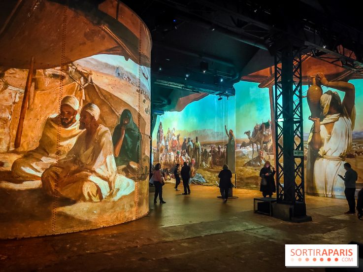Les Orientalistes, l'exposition de l'Atelier des Lumières qui nous fait voyager en Orient - photos - IMG20240208102927