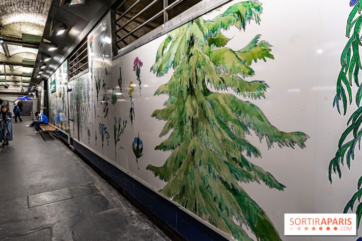 Le Métro Tuileries en mode végétal