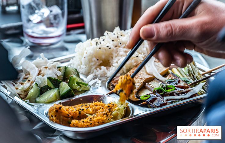 Sekitan, le restaurant street food de brochettes japonaises -  bento végétarien