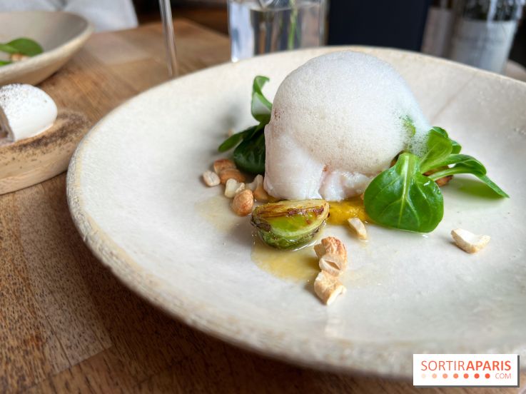 Korus - Cabillaud, choux de Bruxelles, verveine