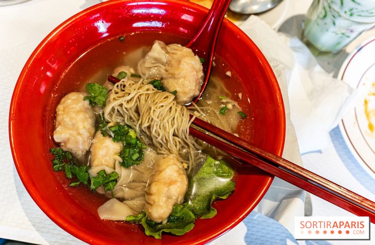 New Hao Khoan, le restaurant chinois et vietnamien, valeur sûre du 13e - soupe de nouilles et raviolis de crevettes