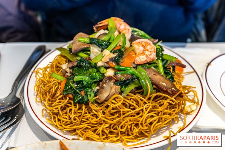 New Hao Khoan, le restaurant chinois et vietnamien, valeur sûre du 13e - nouilles croustillantes aux légumes et fruits de mer