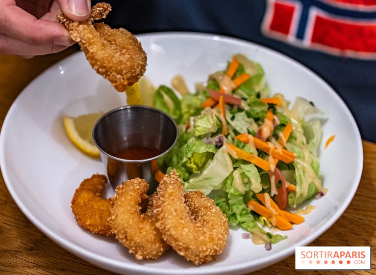 O Bout restaurant à Barbizon -  gambas panées